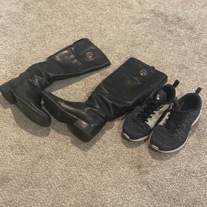 Boots and sneaker bundle